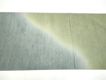 平和屋着物●菅原工房　菅原結作　漢方染紬　両面　両方向　太鼓柄袋帯　エ霞文　ほていや扱い　上代45万　正絹　逸品　CABJ5194hy