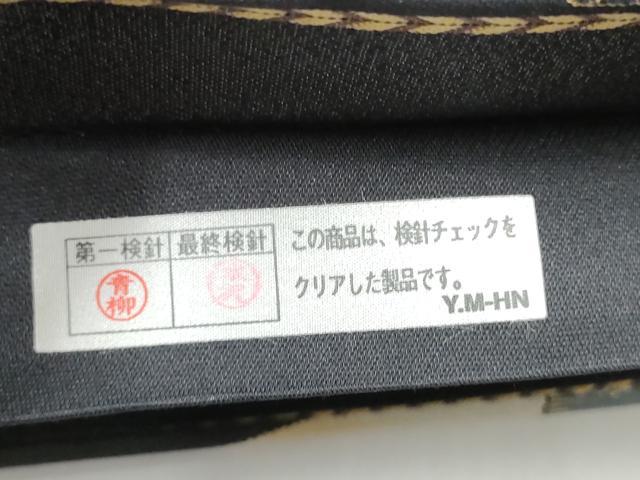 平和屋着物●西陣　廣部商事織物　六通柄袋帯　色紙重ね風景文　金糸　正絹　逸品　CABJ5195hy
