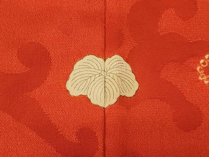 平和屋着物＃アンティーク　大正ロマン　羽織　絞り　草花丸文　正絹　逸品　CABJ5203in