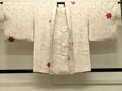 平和屋着物＃羽織　絞り　舞楓文　正絹　逸品　CABJ5214in