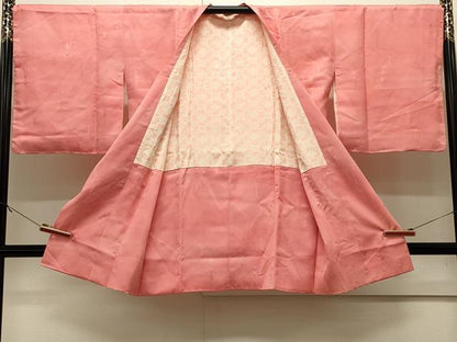 平和屋着物＃道行コート　こけし地紋　暈し染め　ロング丈　正絹　逸品　未使用　CABJ5230in