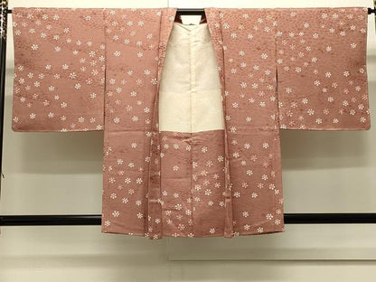 平和屋着物＃羽織　舞花文　正絹　逸品　未使用　CABJ5239in