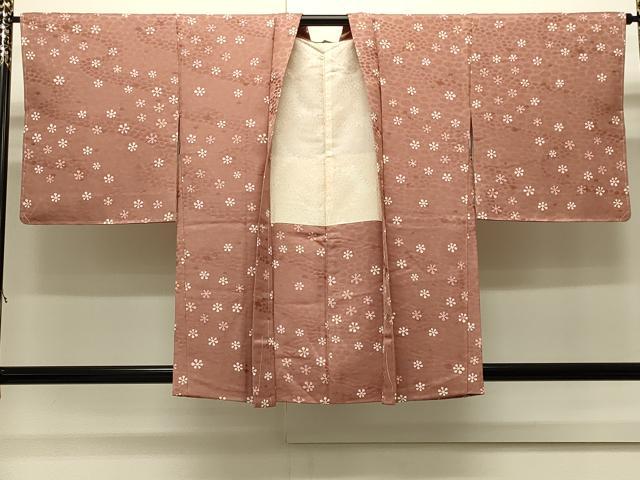 平和屋着物＃羽織　舞花文　正絹　逸品　未使用　CABJ5239in