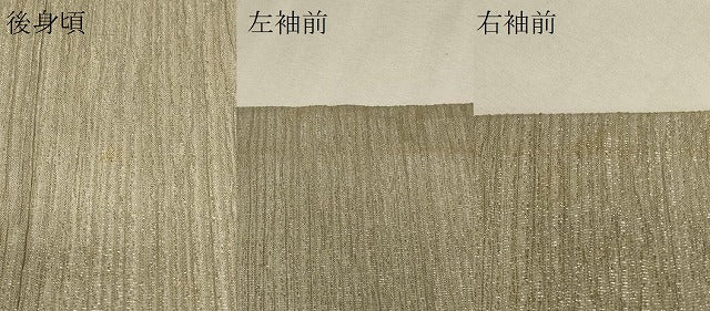 平和屋着物＃羽織　霞文　暈し染め　銀通し地　正絹　逸品　CABJ5240in