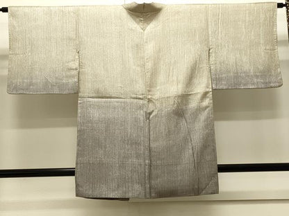 平和屋着物＃羽織　霞文　暈し染め　銀通し地　正絹　逸品　CABJ5240in