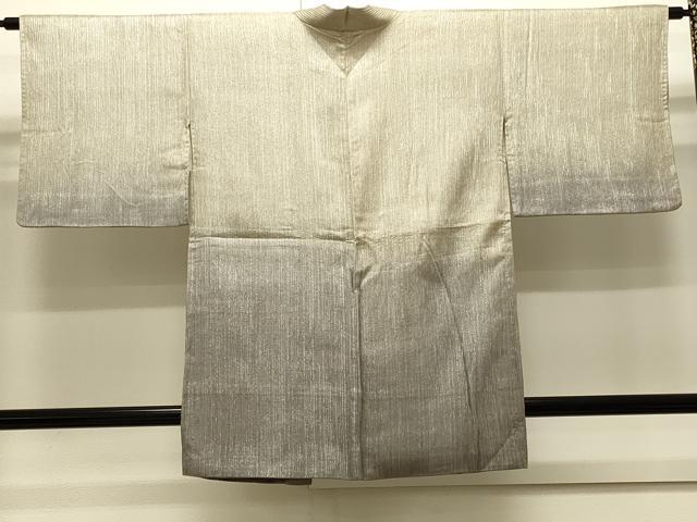 平和屋着物＃羽織　霞文　暈し染め　銀通し地　正絹　逸品　CABJ5240in