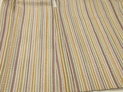 平和屋着物＃羽織　絞り　縞　正絹　逸品　CABJ5241in