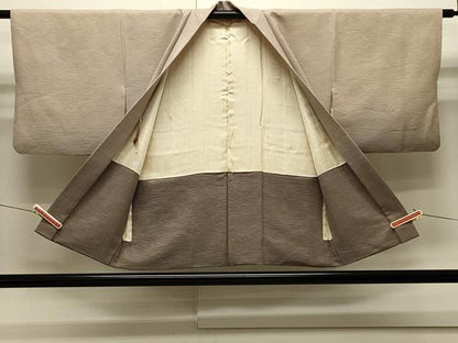 平和屋着物＃羽織　絞り　刺繍　立波草花文　暈し染め　銀糸　正絹　逸品　CABJ5246in