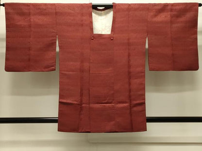 平和屋着物＃道行コート　横段花唐草地紋　暈し染め　正絹　逸品　CABJ5247in