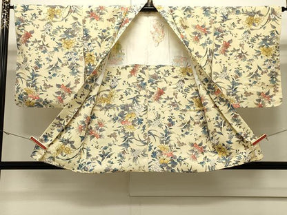平和屋着物＃羽織　草花文　暈し染め　正絹　逸品　未使用　CABJ5251in