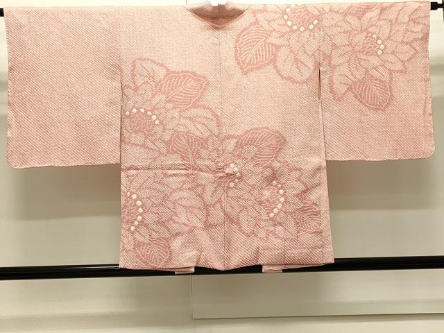 平和屋着物＃羽織　総絞り　草花文　正絹　逸品　未使用　CABJ5255in