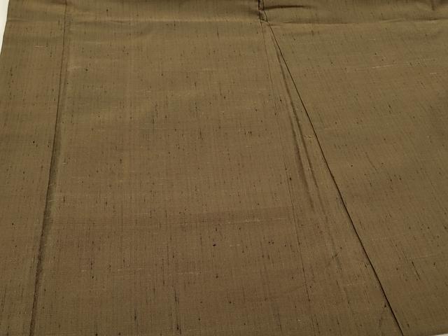 平和屋着物＃男性　長羽織　紬地　霞文　キングサイズ　正絹　逸品　CABJ5256in