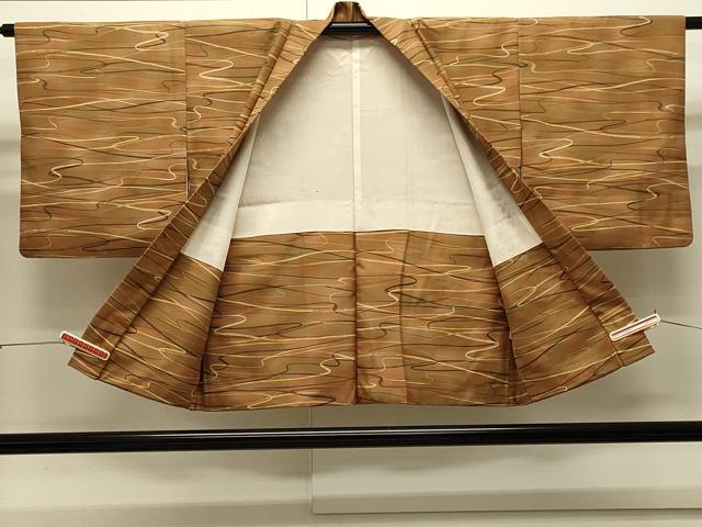 平和屋着物＃羽織　流水文　暈し染め　正絹　逸品　CABJ5261in