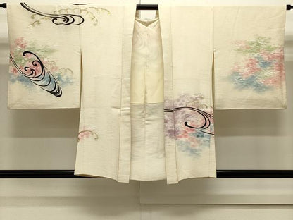 平和屋着物＃羽織　流水文　暈し染め　金彩　正絹　逸品　CABJ5285in
