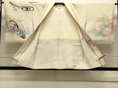 平和屋着物＃羽織　流水文　暈し染め　金彩　正絹　逸品　CABJ5285in