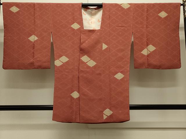 平和屋着物＃道行コート　地紋起こし　花菱文　高島屋扱い　正絹　逸品　CABJ5290in