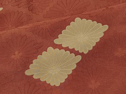 平和屋着物＃道行コート　地紋起こし　花菱文　高島屋扱い　正絹　逸品　CABJ5290in