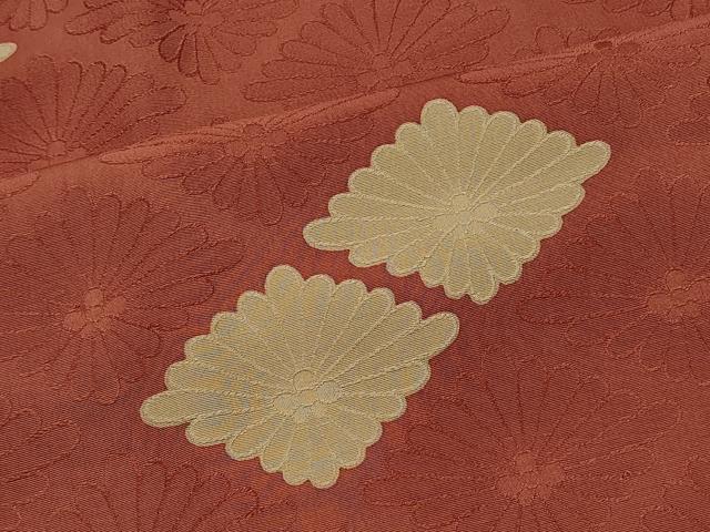 平和屋着物＃道行コート　地紋起こし　花菱文　高島屋扱い　正絹　逸品　CABJ5290in