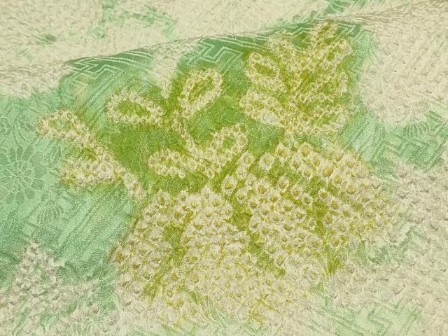 平和屋着物＃羽織　総絞り　霞桐文　正絹　逸品　未使用　CABJ5296in