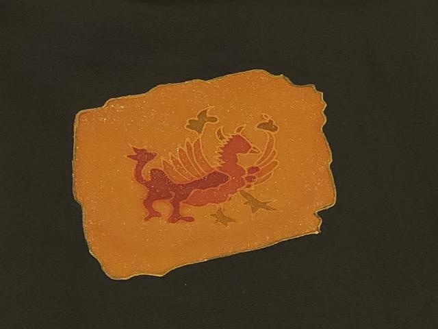 平和屋着物＃羽織　刺繍　鳥獣花文　黒地　金彩　正絹　逸品　未使用　CABJ5298in