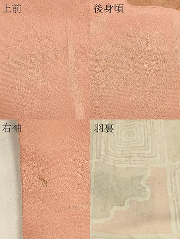 平和屋着物＃長羽織　寿光織　吉祥草花文　金銀糸　正絹　逸品　CABJ5299in