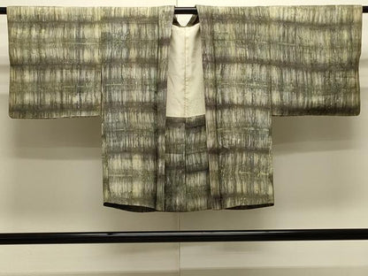 平和屋着物＃羽織　横段霞文　暈し染め　正絹　逸品　CABJ5308in
