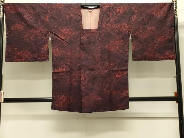 平和屋着物＃道行コート　草花文　暈し染め　正絹　逸品　未使用　CABJ5309in