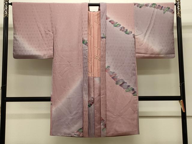 平和屋着物＃羽織　抽象文　暈し染め　正絹　逸品　CABJ5310in