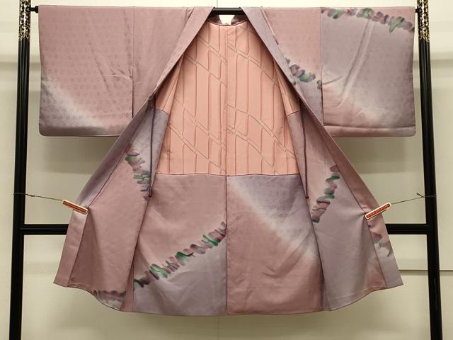 平和屋着物＃羽織　抽象文　暈し染め　正絹　逸品　CABJ5310in