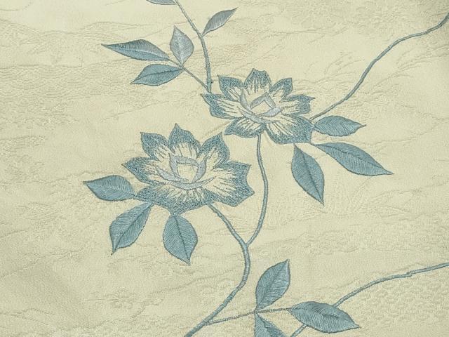 平和屋着物＃羽織　絞り　刺繍　雲取り枝花文　正絹　逸品　未使用　CABJ5314in