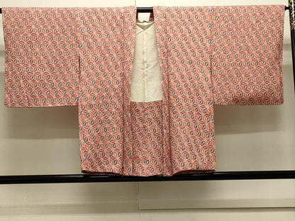 平和屋着物＃羽織　総絞り　麻の葉文様　正絹　逸品　未使用　CABJ5316in