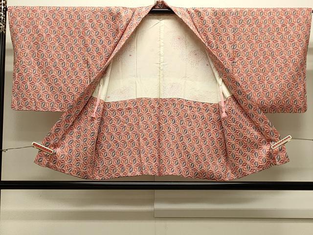平和屋着物＃羽織　総絞り　麻の葉文様　正絹　逸品　未使用　CABJ5316in