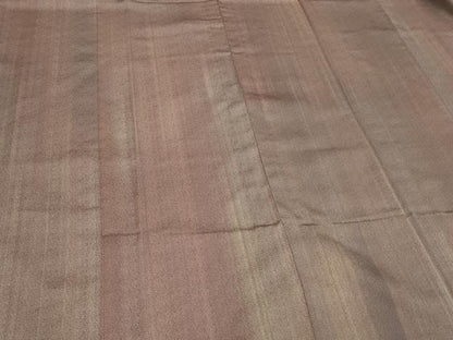 平和屋着物＃道行コート　単衣　間道　暈し染め　ロング丈　正絹　逸品　CABJ5322in