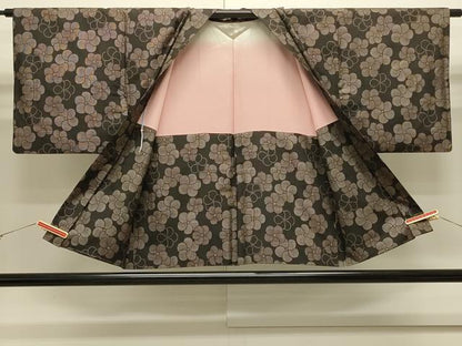 平和屋着物＃本場大島紬　羽織　9マルキ　花づくし　ますいわ屋扱い　正絹　逸品　CABJ5325in