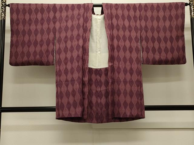 平和屋着物＃羽織　地紋起こし　立涌文　正絹　逸品　CABJ5326in