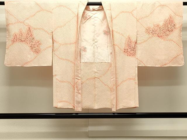 平和屋着物＃羽織　総絞り　遠山草花文　正絹　逸品　未使用　CABJ5329in