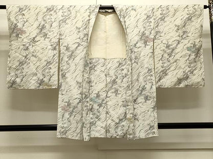 平和屋着物＃羽織　寿光織　立波文　金糸　正絹　逸品　CABJ5330in