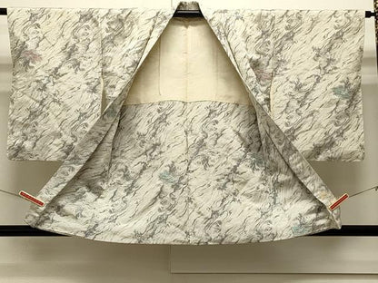 平和屋着物＃羽織　寿光織　立波文　金糸　正絹　逸品　CABJ5330in