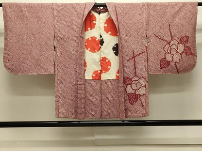 平和屋着物＃羽織　総絞り　草花文　正絹　逸品　未使用　CABJ5331in