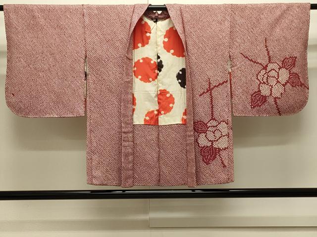 平和屋着物＃羽織　総絞り　草花文　正絹　逸品　未使用　CABJ5331in