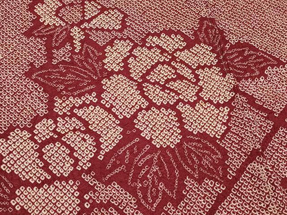 平和屋着物＃羽織　総絞り　草花文　正絹　逸品　未使用　CABJ5331in