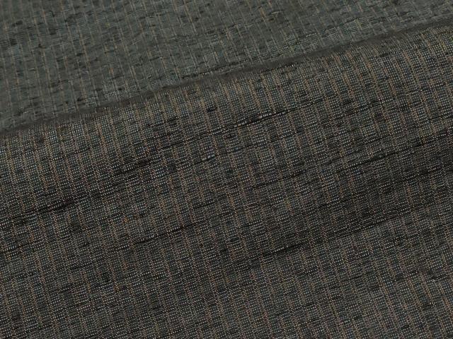 平和屋着物＃男性　長羽織　紬地　縞　正絹　逸品　CABJ5335in