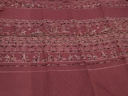 平和屋着物＃道行コート　壁画文様　正絹　逸品　CABJ5336in