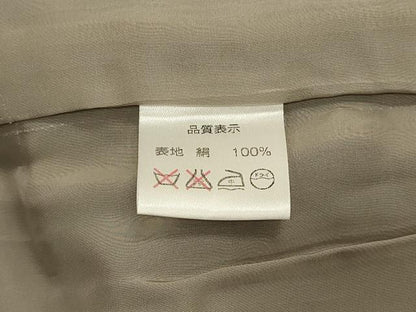 平和屋着物＃アトリエRei　和装コート　石畳文　暈し染め　銀通し地　正絹　逸品　CABJ5338in