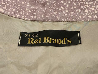 平和屋着物＃アトリエRei　和装コート　石畳文　暈し染め　銀通し地　正絹　逸品　CABJ5338in