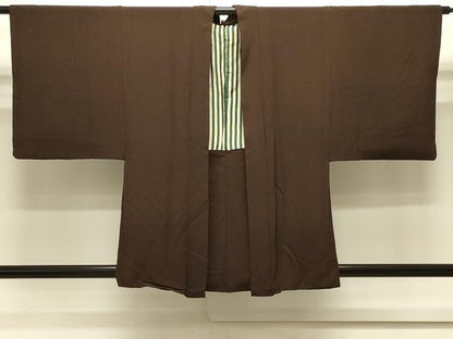 平和屋着物＃男性　羽織　行儀　正絹　逸品　CABJ5347in