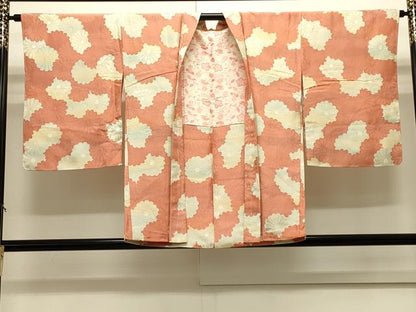 平和屋着物＃羽織　地紋起こし　菊づくし　正絹　逸品　未使用　CABJ5348in