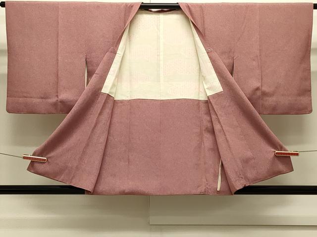 平和屋着物＃道行コート　鮫小紋柄　正絹　逸品　CABJ5349in
