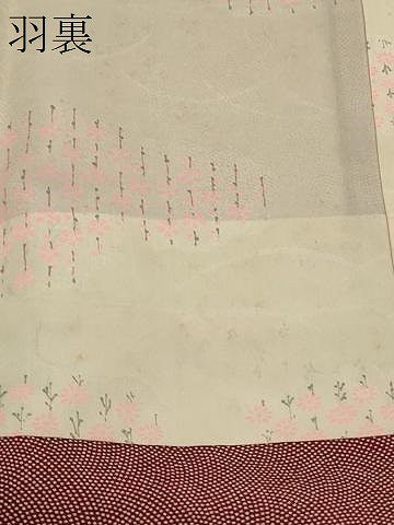 平和屋着物＃道行コート　鮫小紋柄　正絹　逸品　CABJ5349in