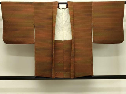 平和屋着物＃羽織　横段霞文　暈し染め　正絹　逸品　CABJ5358in